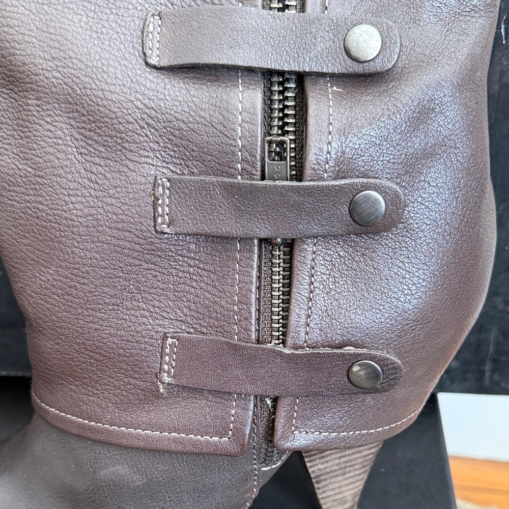 Miss Sixty Chocolate Heeled Boots - Picture 2 of 6